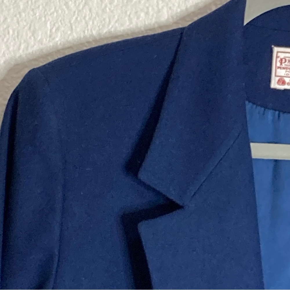 Pendleton Wool Two Button Front Closure Blazer In… - image 3